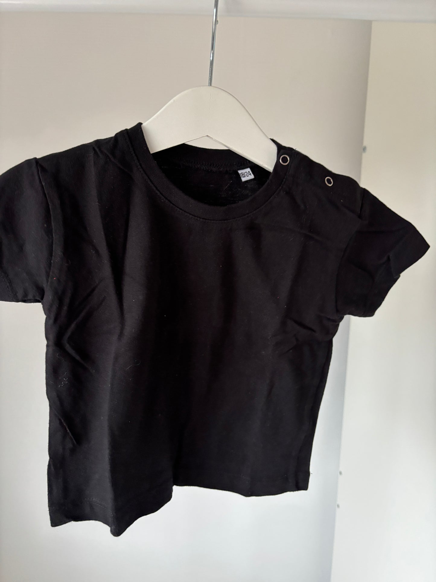 Zwarte basic T-shirt