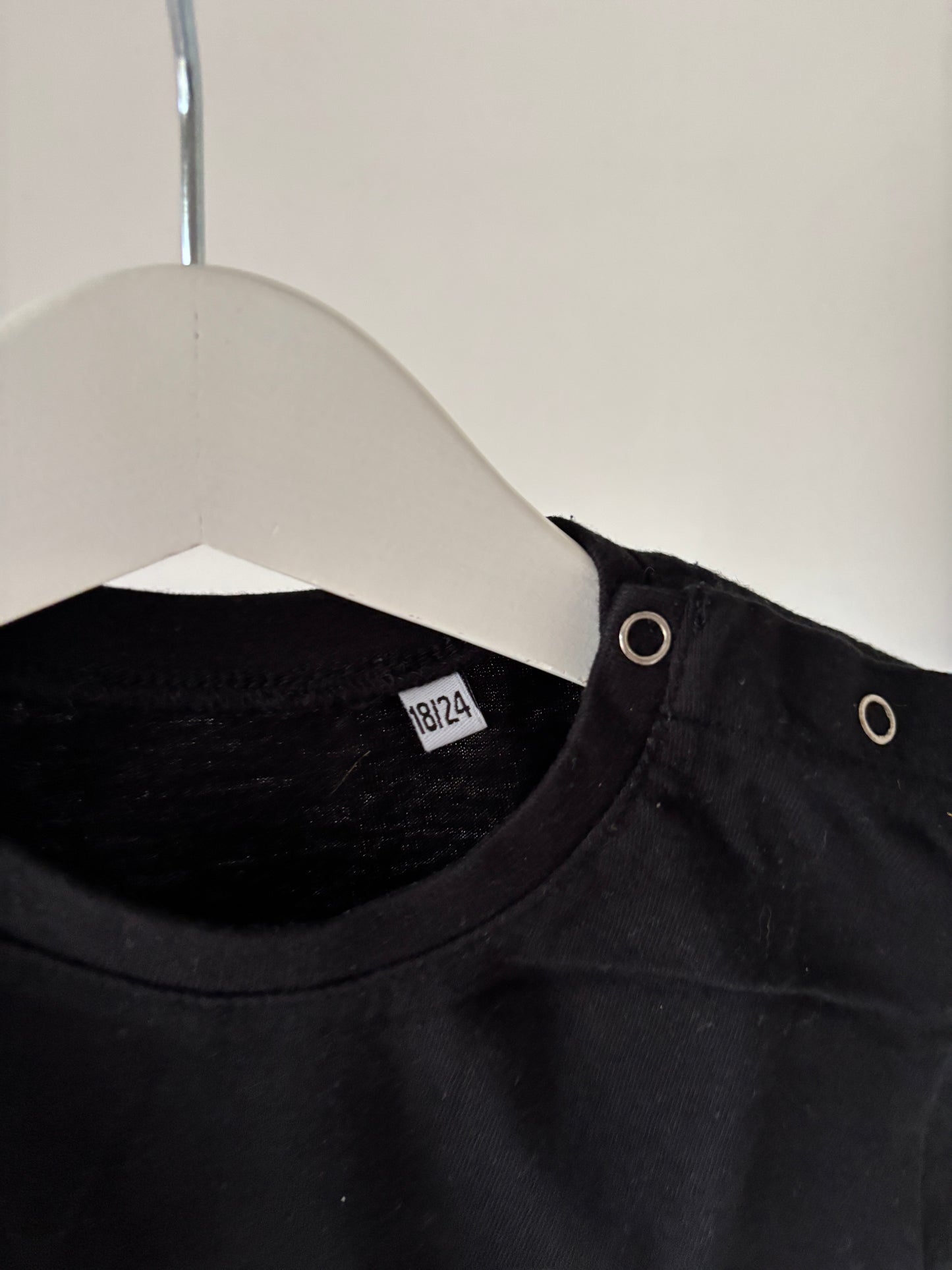 Zwarte basic T-shirt