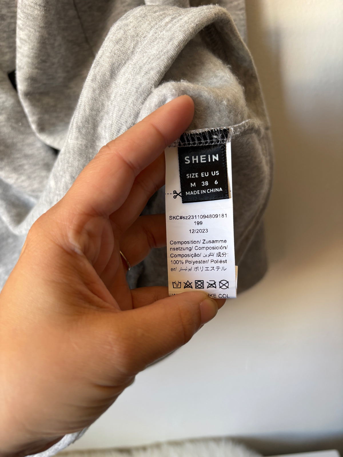 Grijze vest | Shein | M