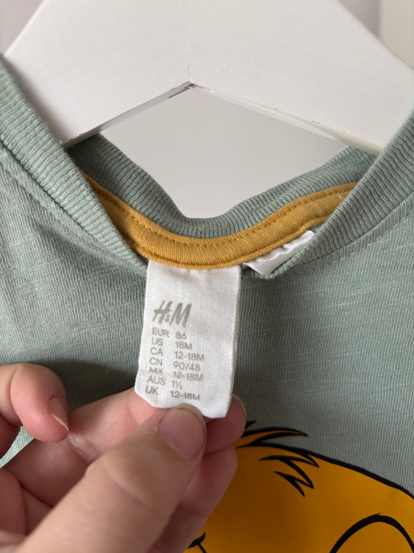 Olijfgroene T-shirt Simba