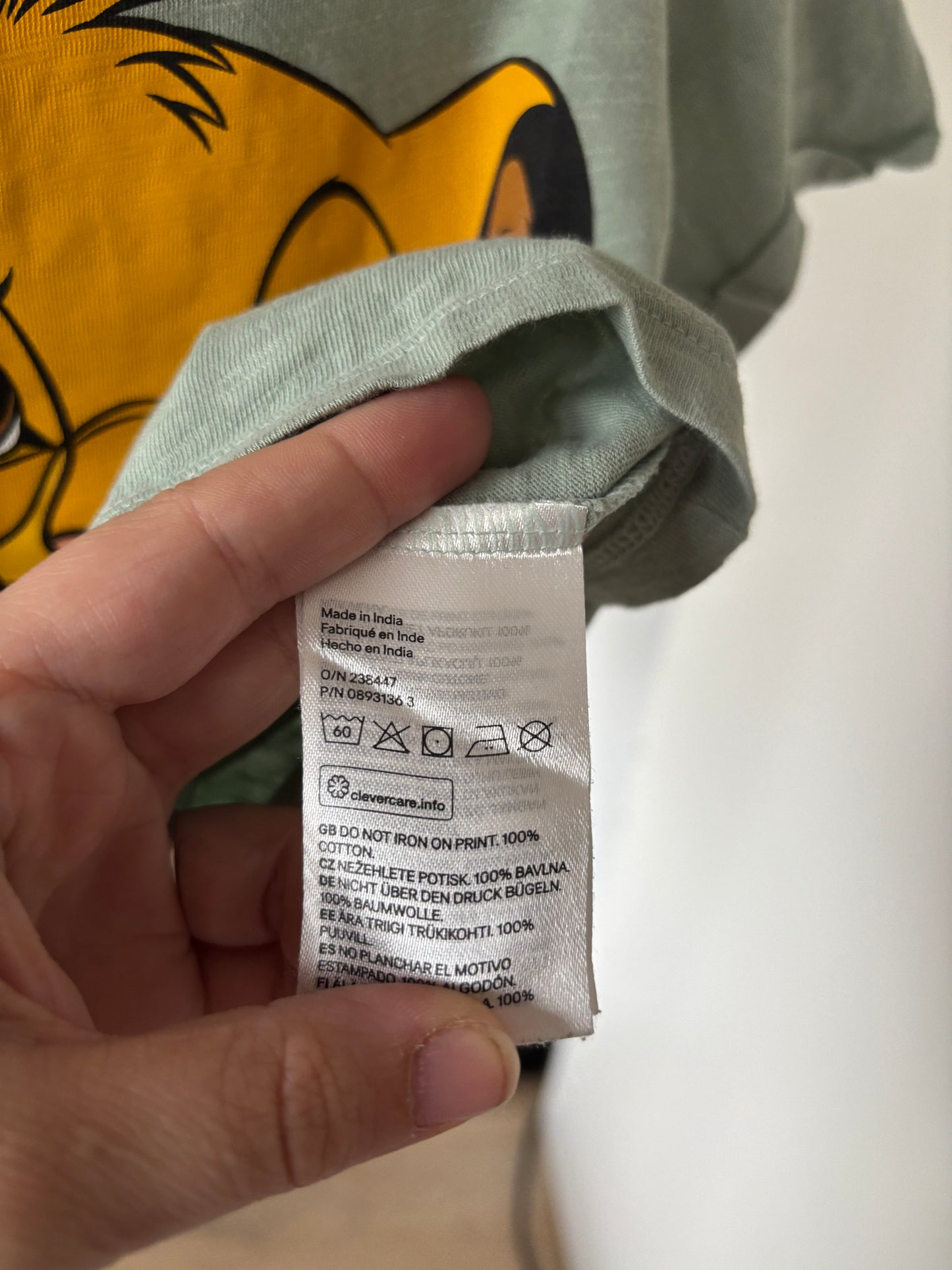 Olijfgroene T-shirt Simba