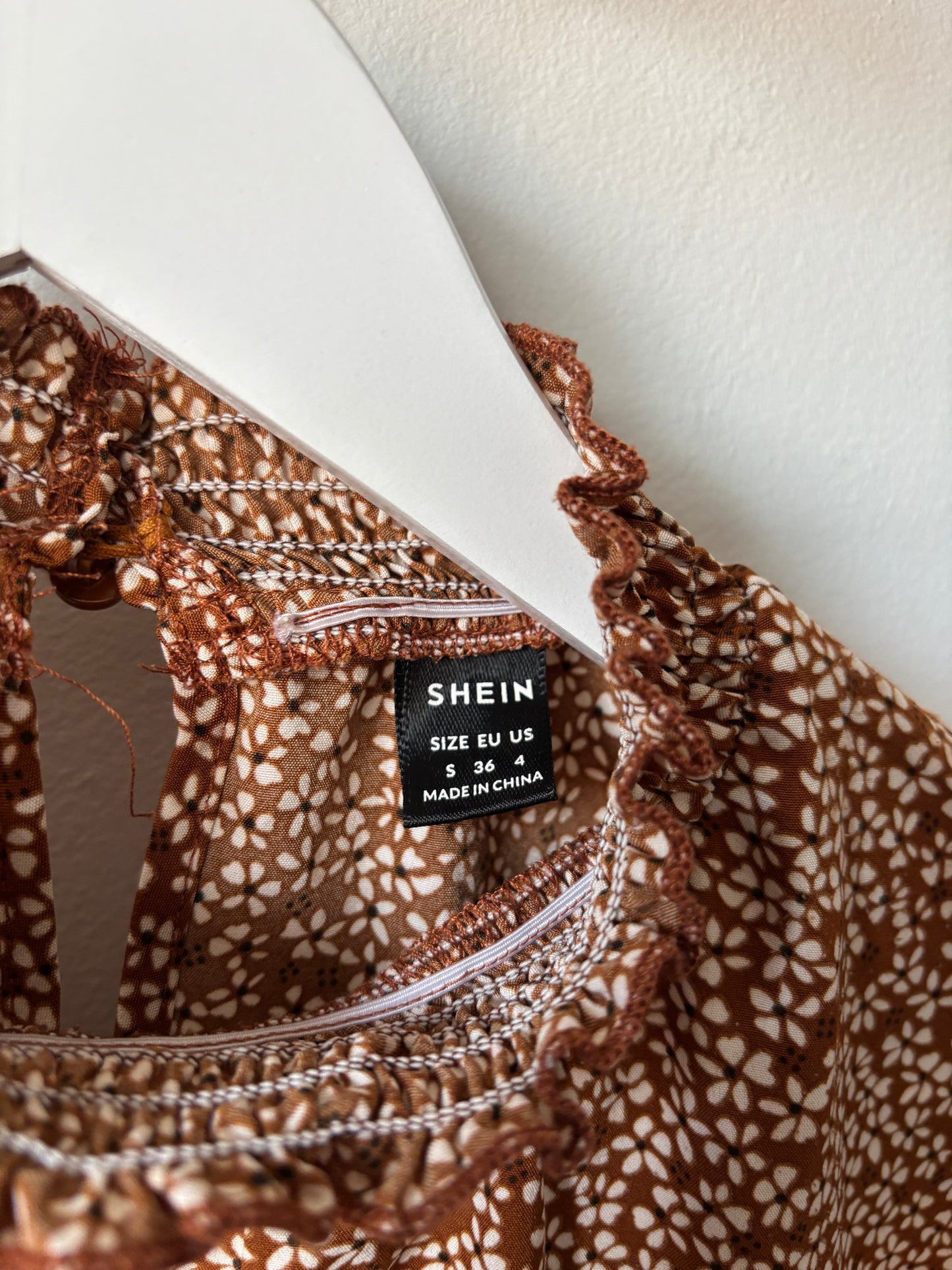 Bruine blouse | Shein | S