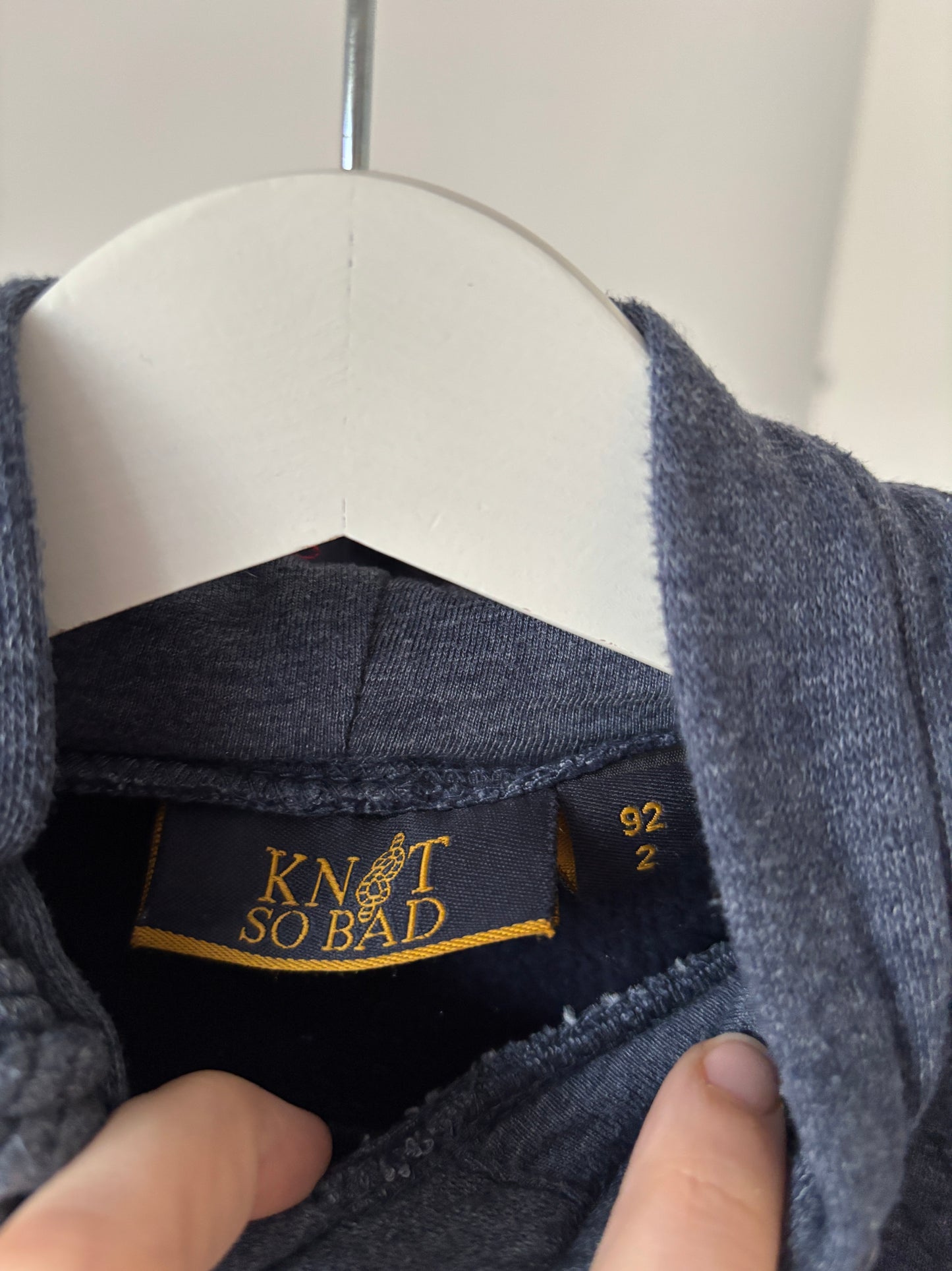 Marineblauwe sweater