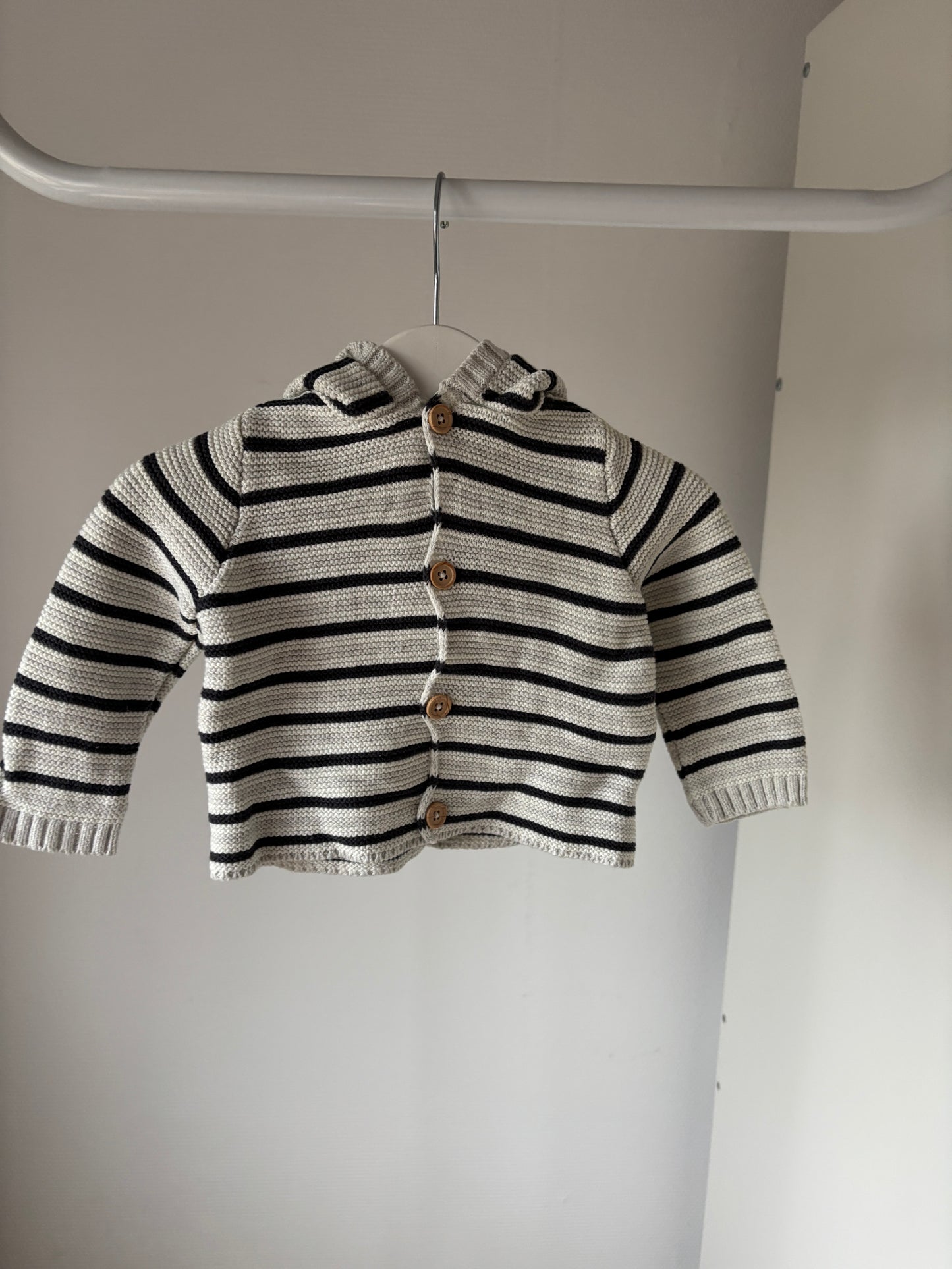 Gestreepte cardigan/jasje