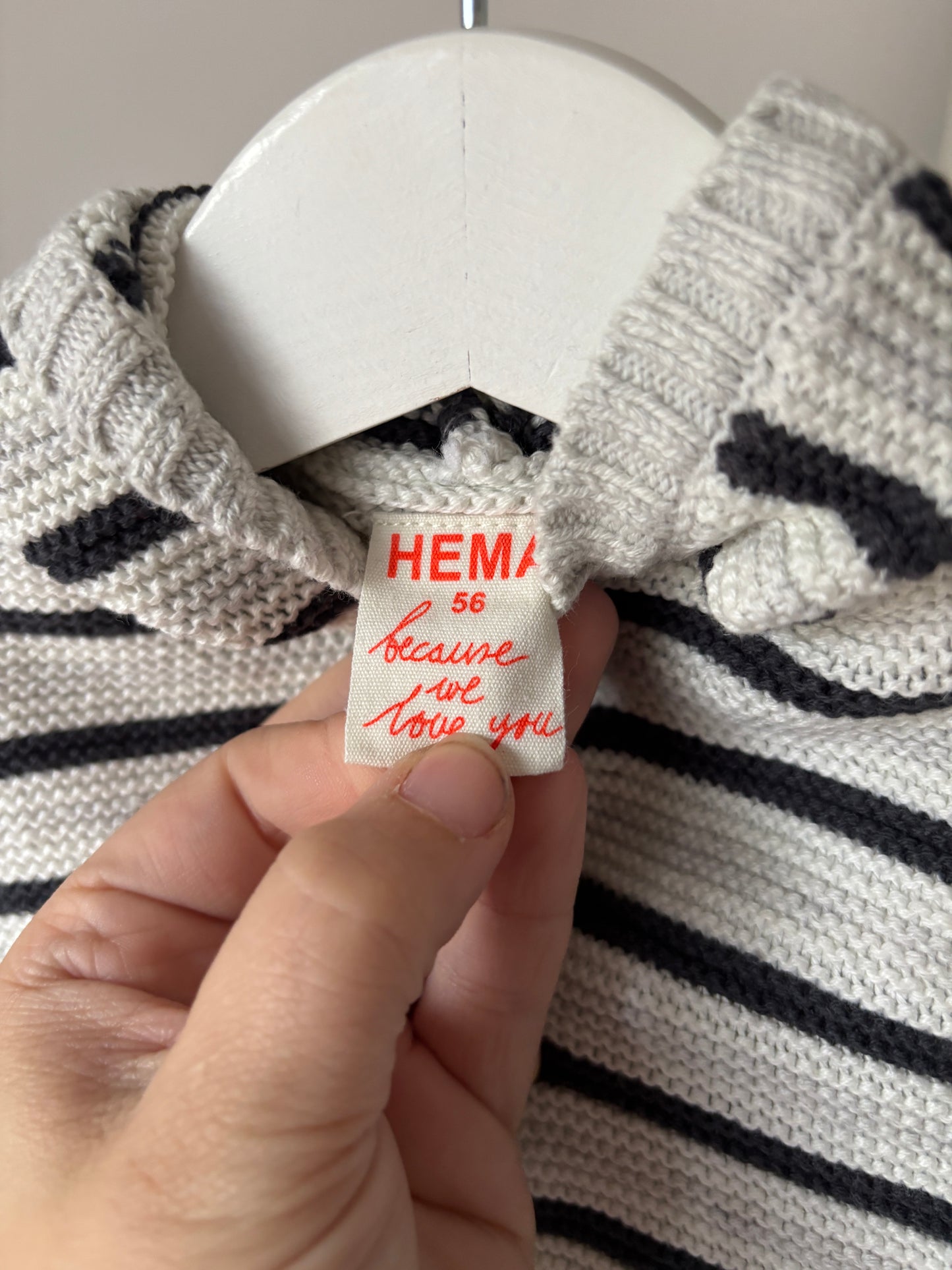 Gestreepte cardigan/jasje