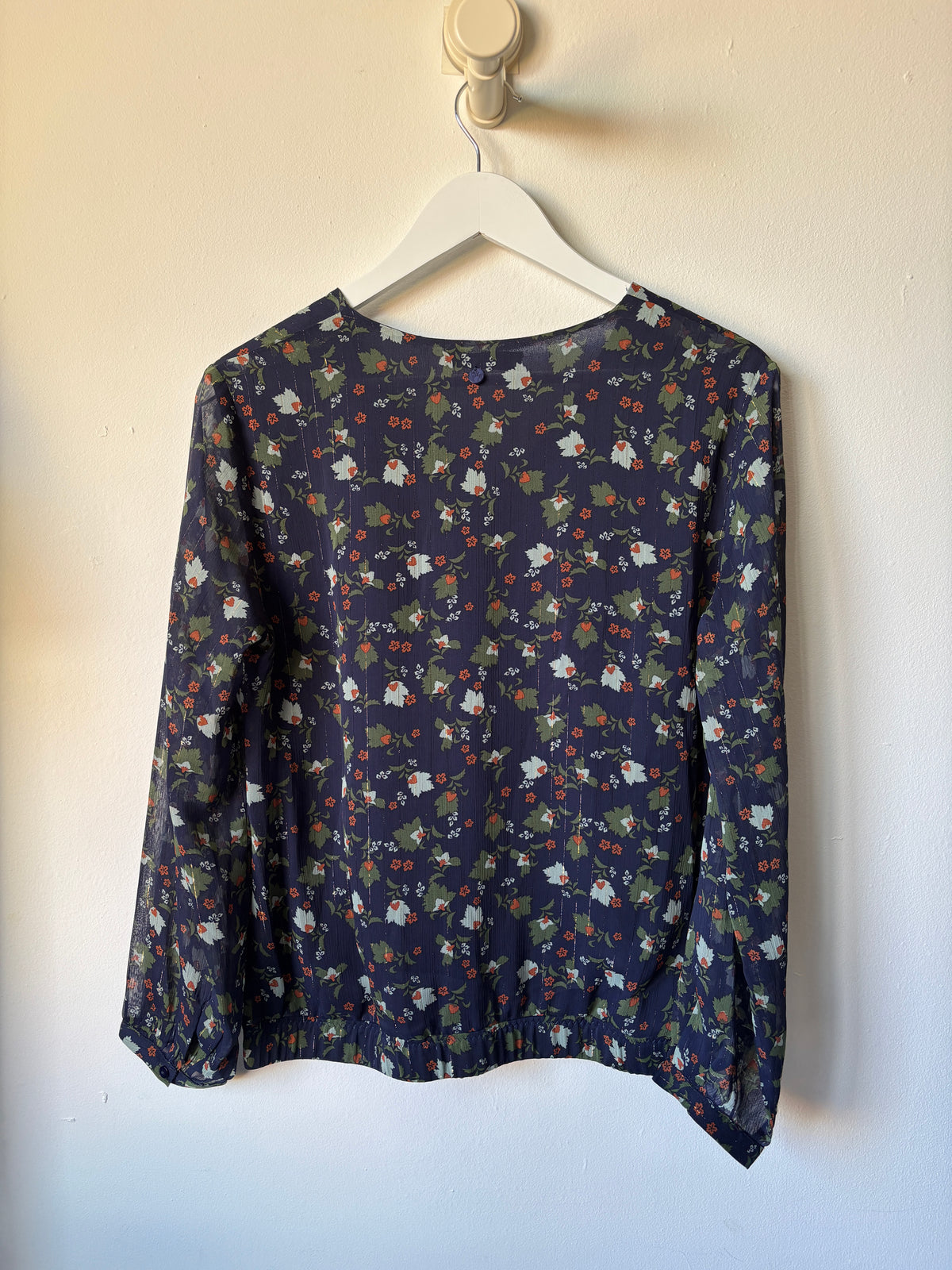 Marineblauwe blouse | Vila Joy | S