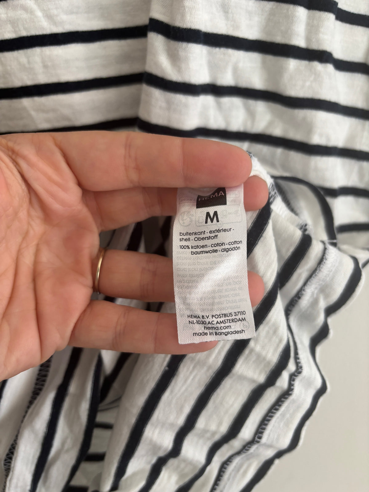 Gestreepte T-shirt | Hema | M