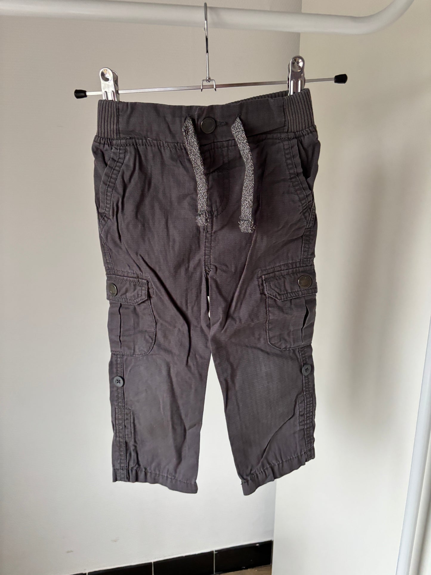 Grijze cargojeansbroek