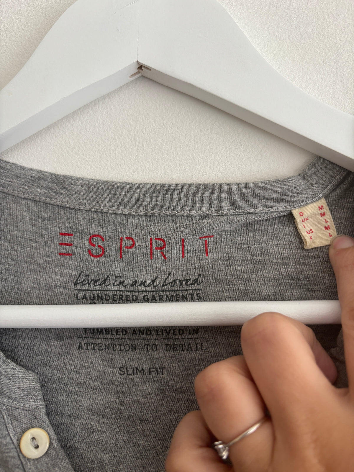 Grijze t-shirt | Esprit | M