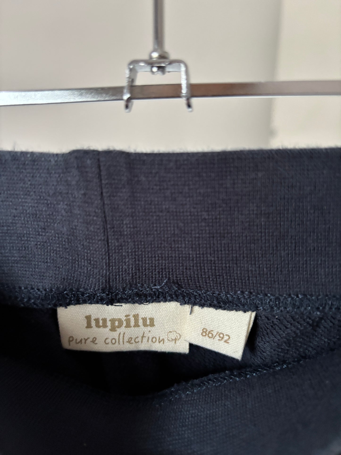 Marineblauwe joggingbroek met vosje