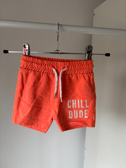 Oranje short