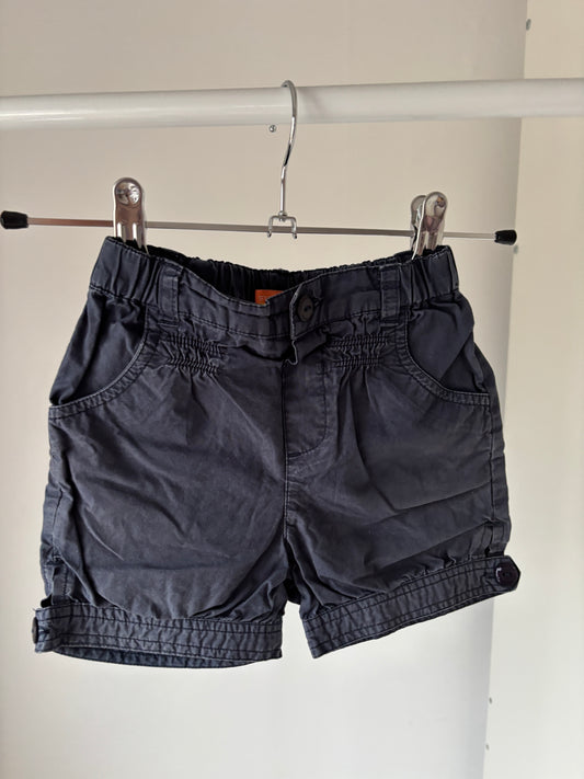 Marineblauwe bermuda