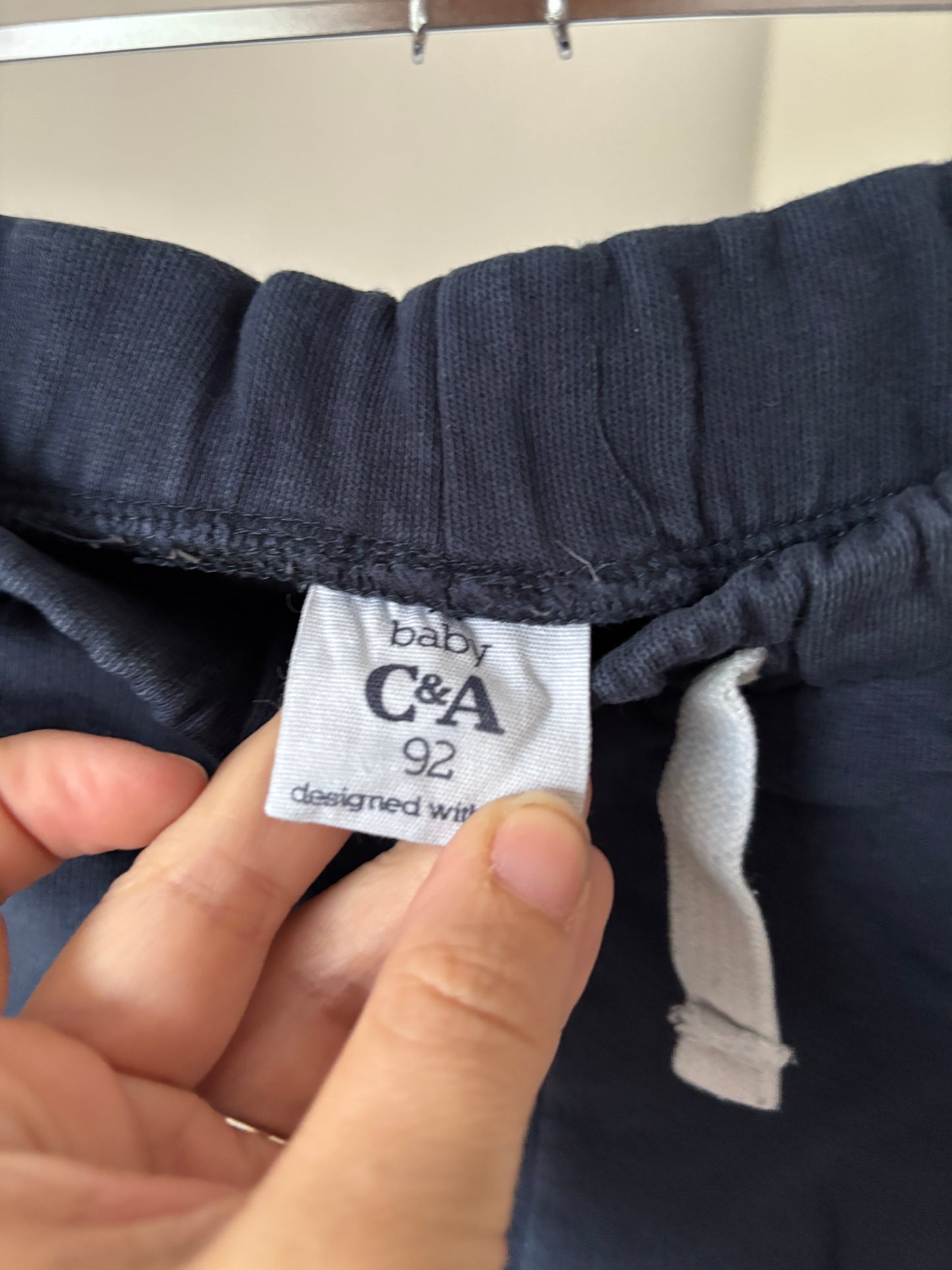 Marineblauwe joggingbroek