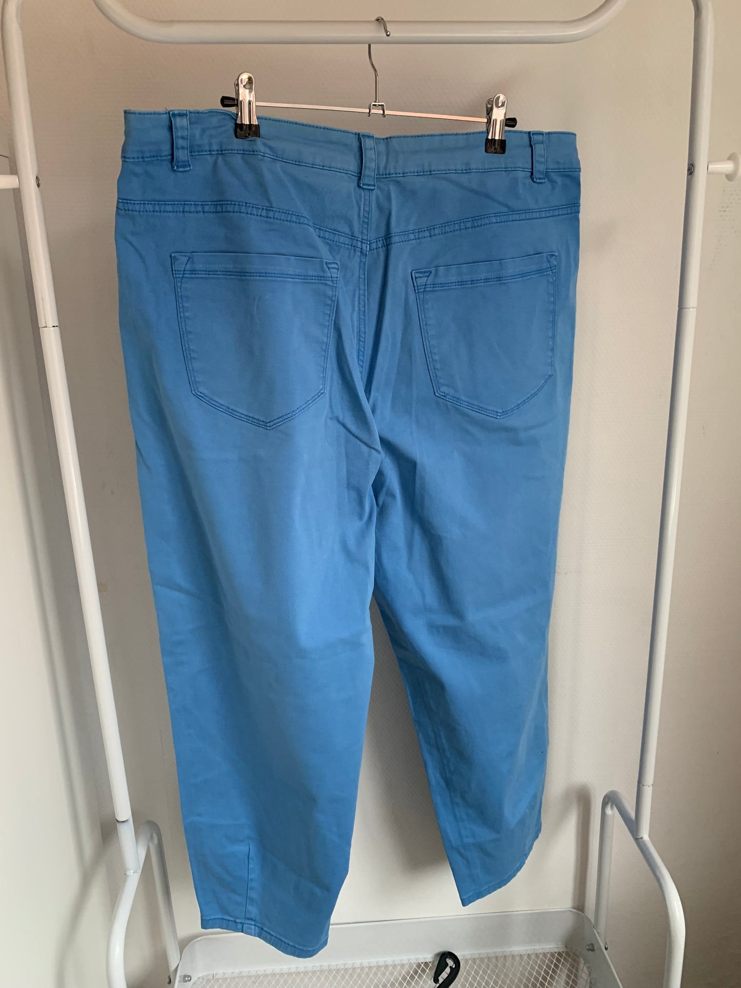 Blauwe momjeansbroek