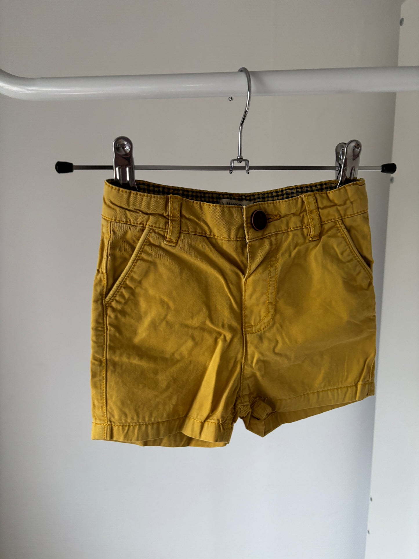 Mosterdgele bermuda