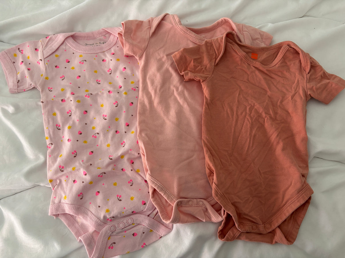 Bundel rompers (3) | Zeeman - Hema | 50/56