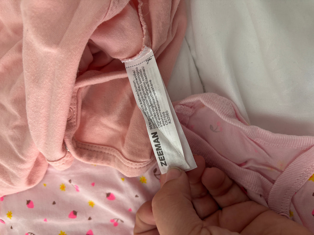 Bundel rompers (3) | Zeeman - Hema | 50/56