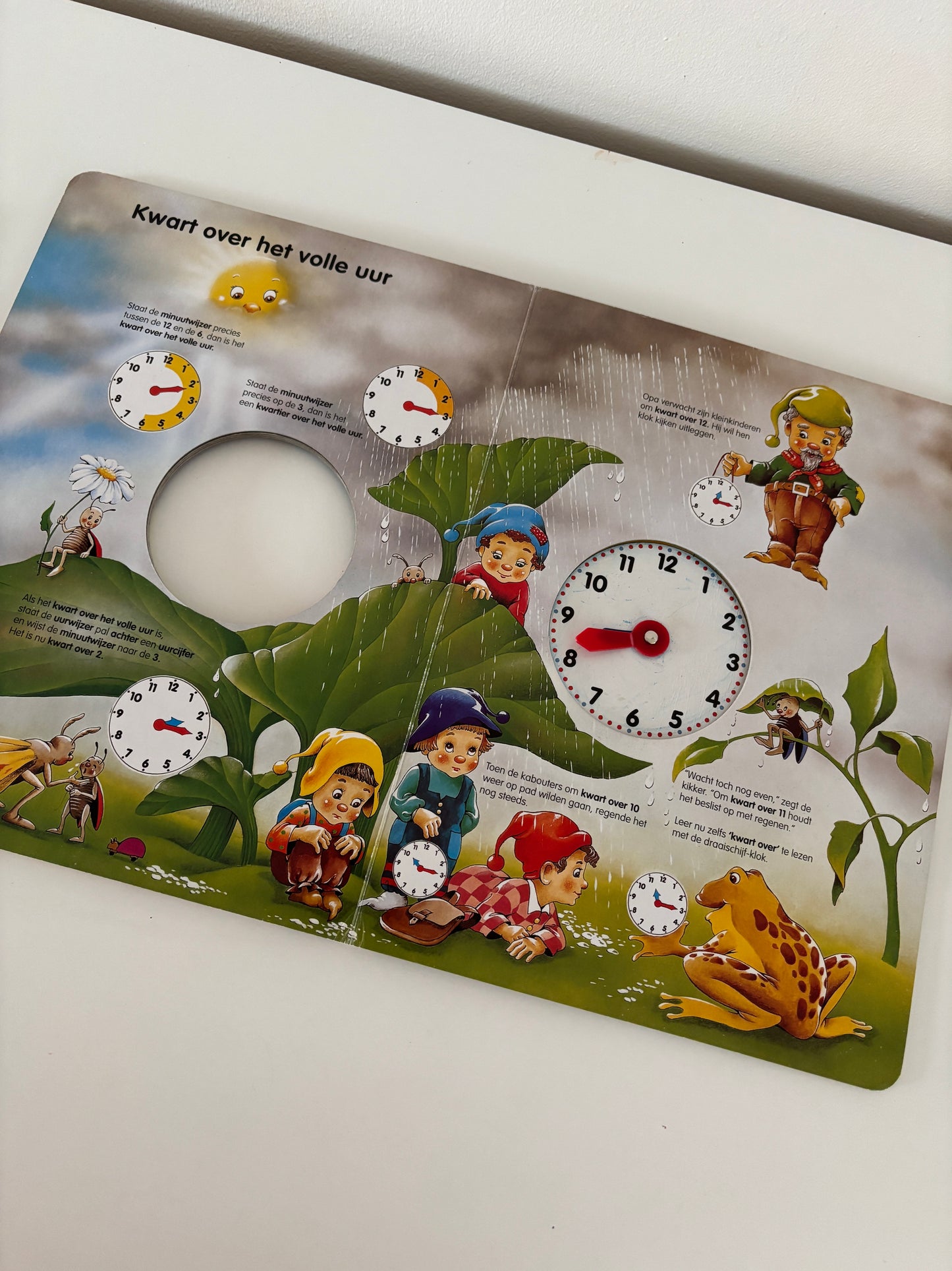 Leren klok kijken met de kabouters