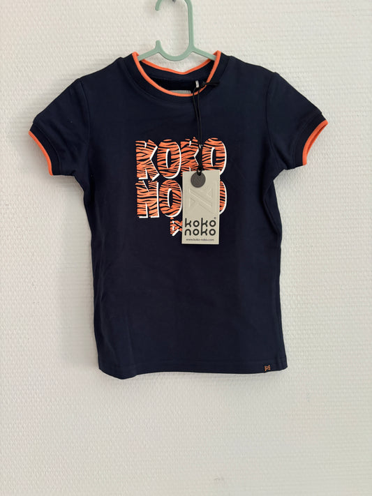 Marineblauwe T-shirt | Koko Noko | 104