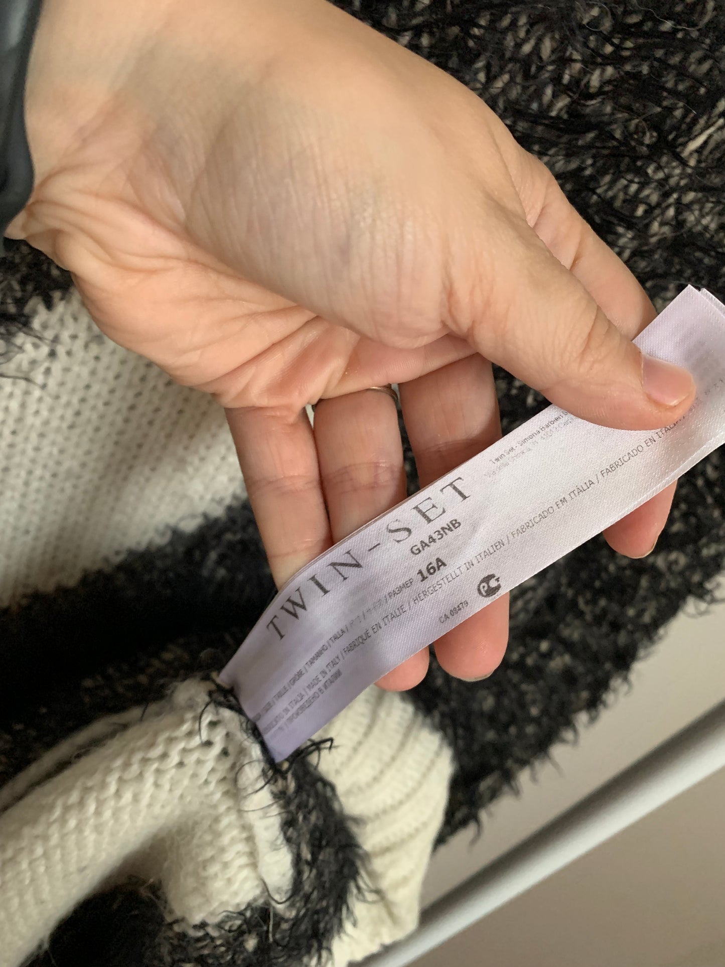 Zwarte jurk met hartje