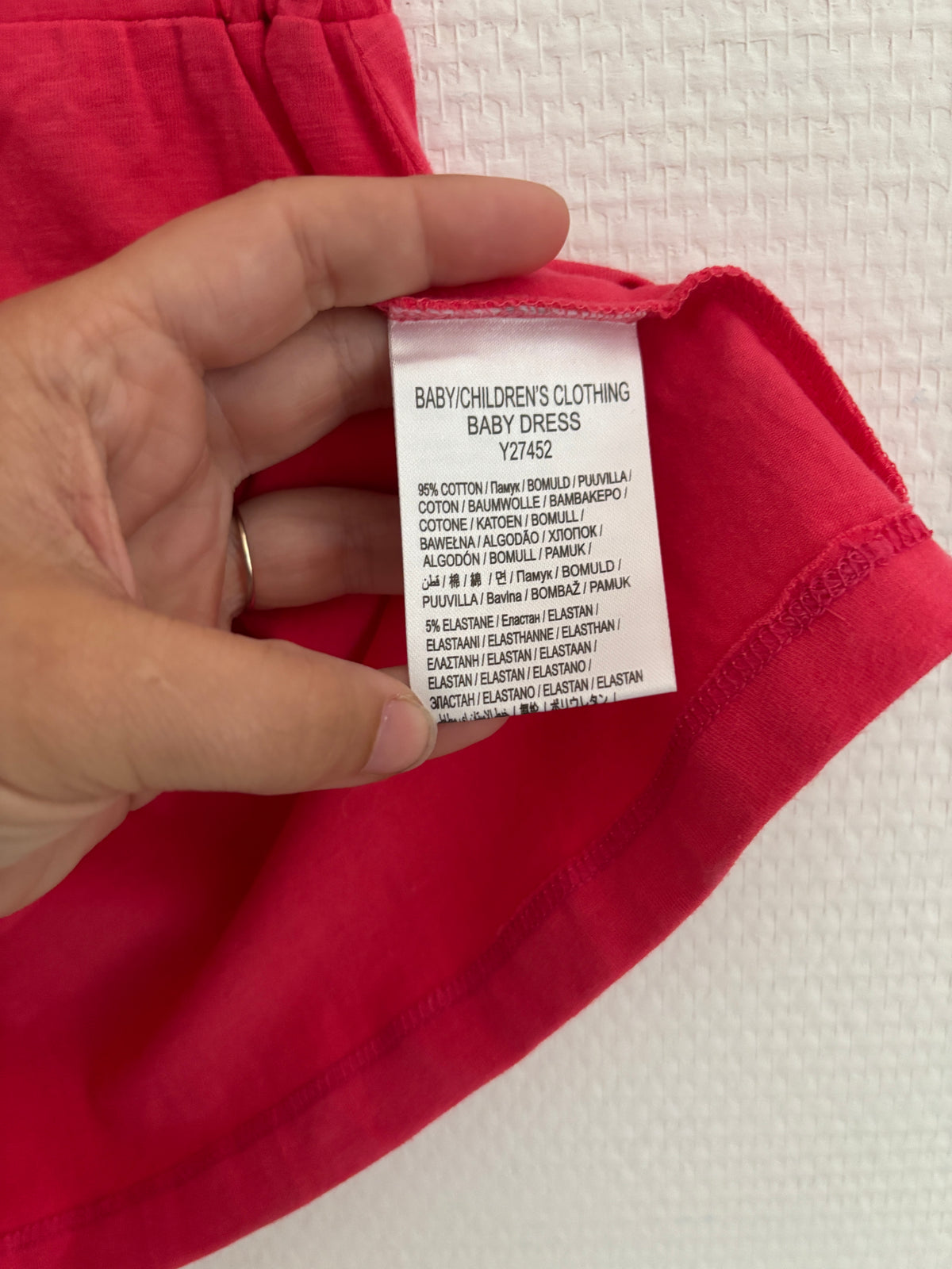 Roze jurk | Drikje | 104