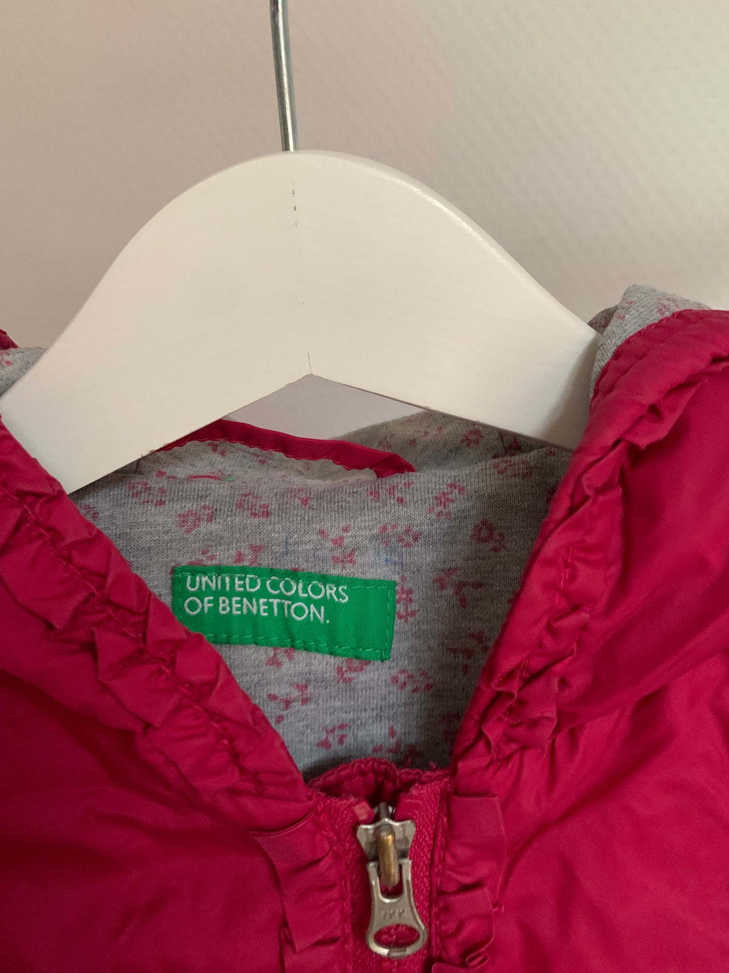 Roze tussenseizoensjas