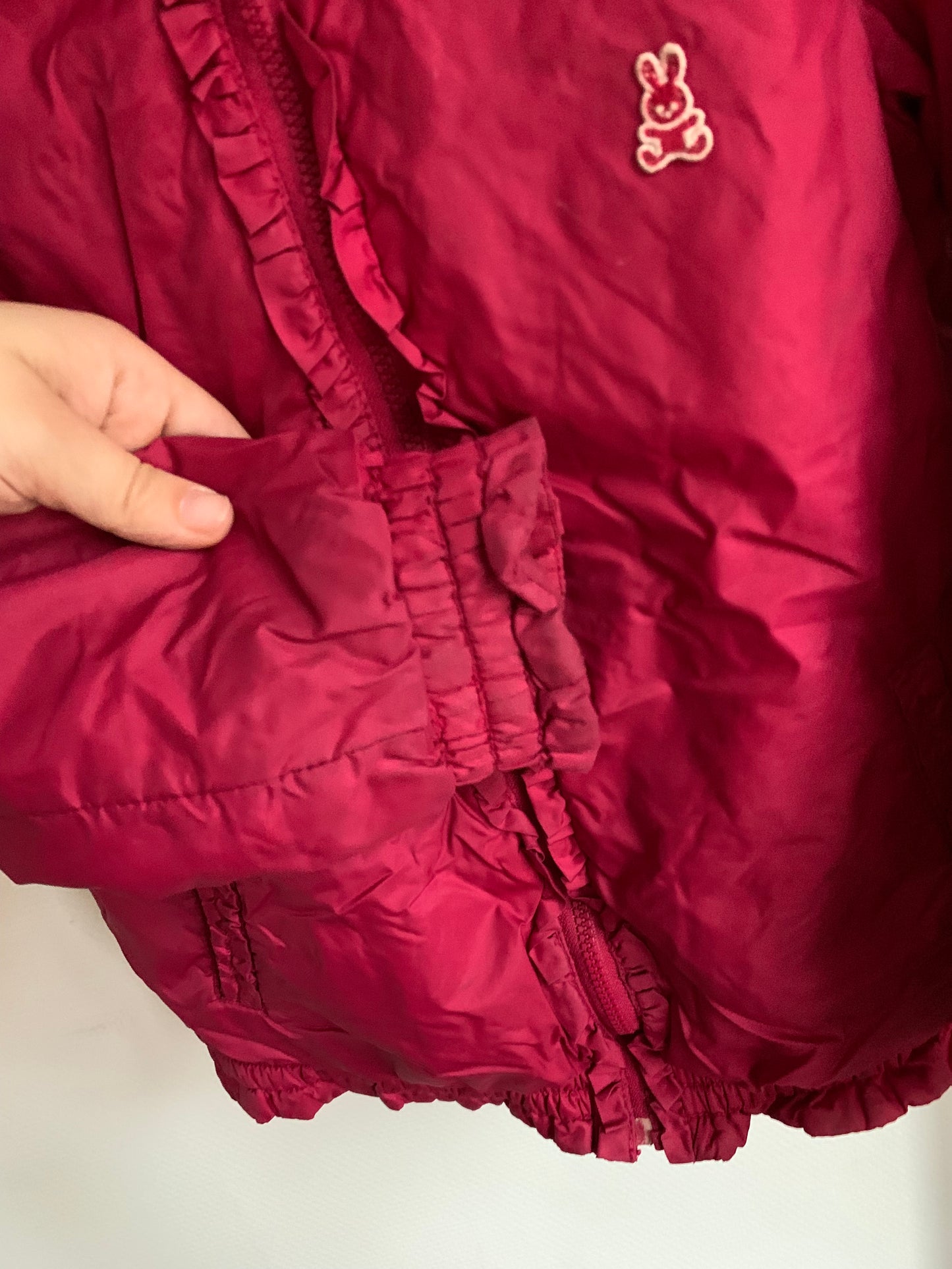 Roze tussenseizoensjas