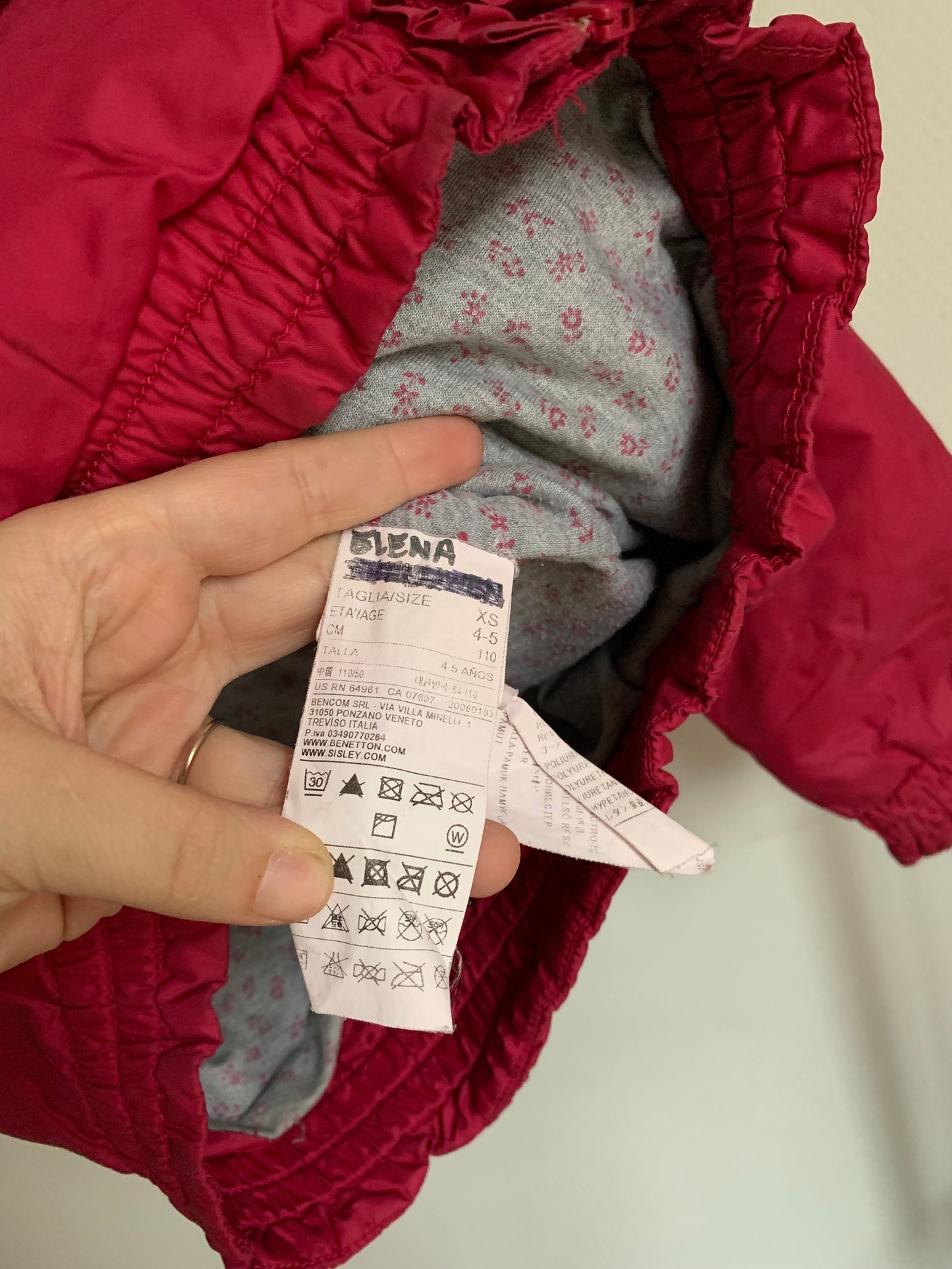 Roze tussenseizoensjas