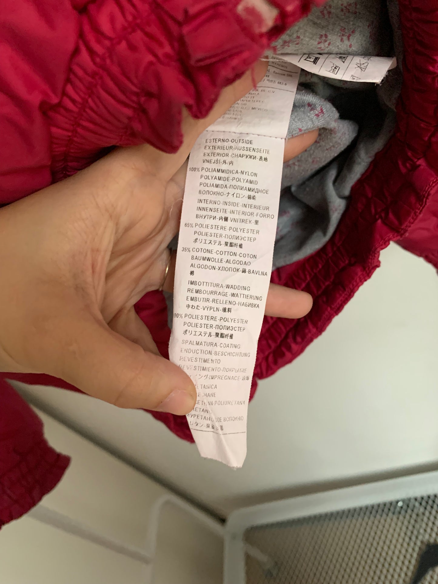 Roze tussenseizoensjas