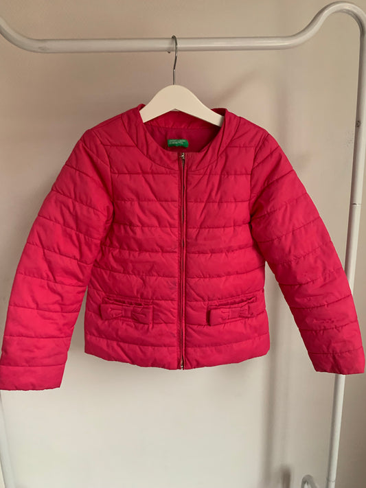 Roze tussenseizoensjas