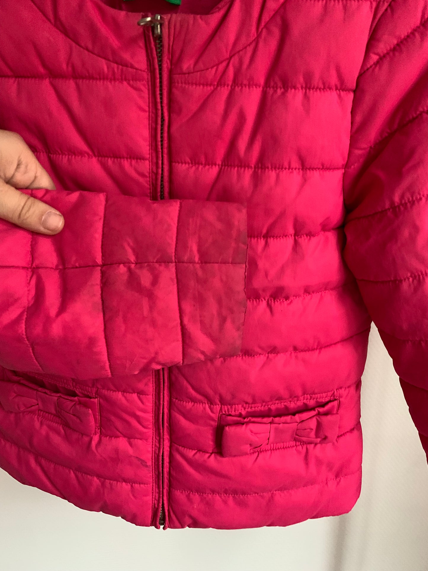 Roze tussenseizoensjas