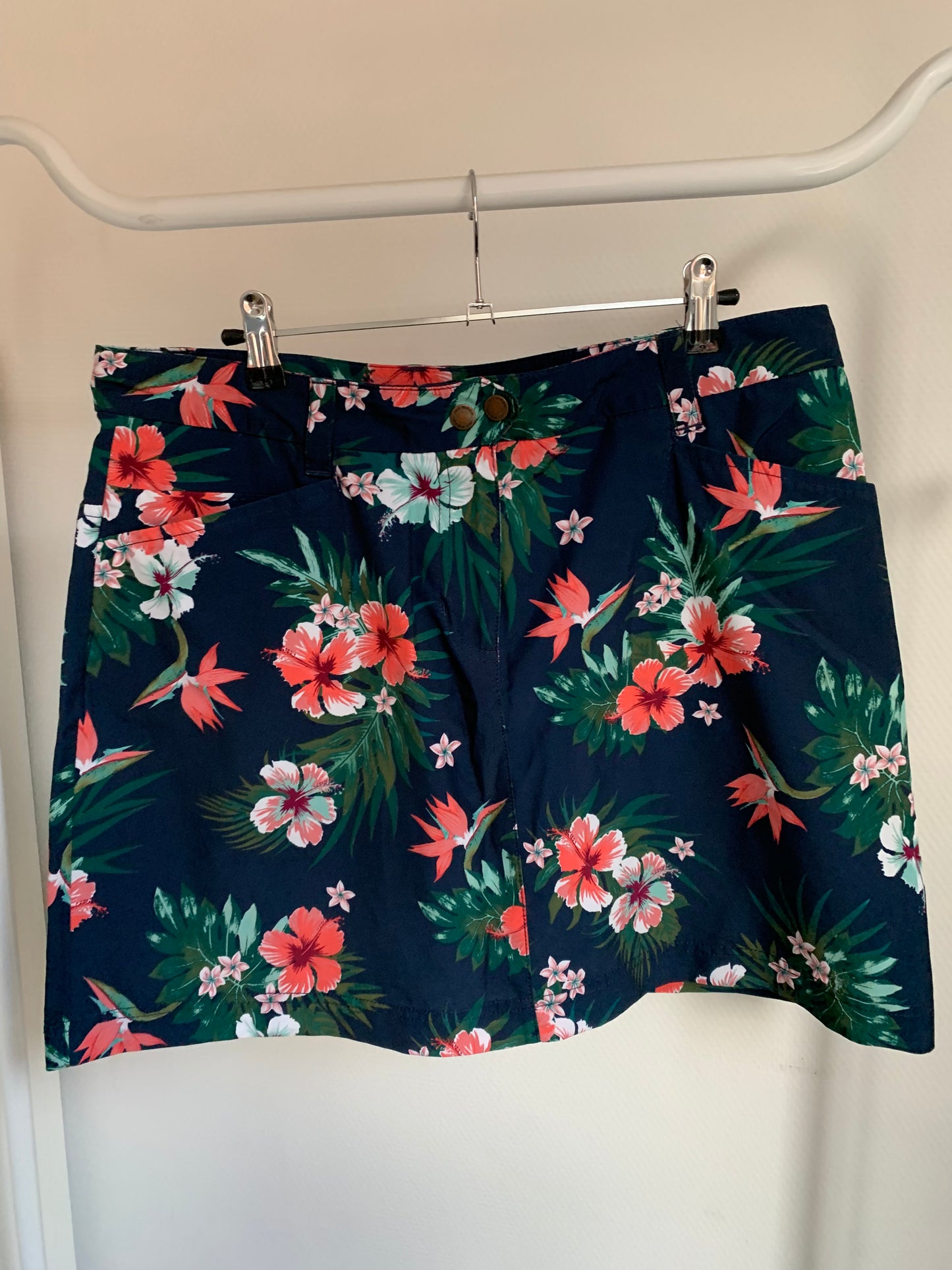 Marineblauwe broekrok