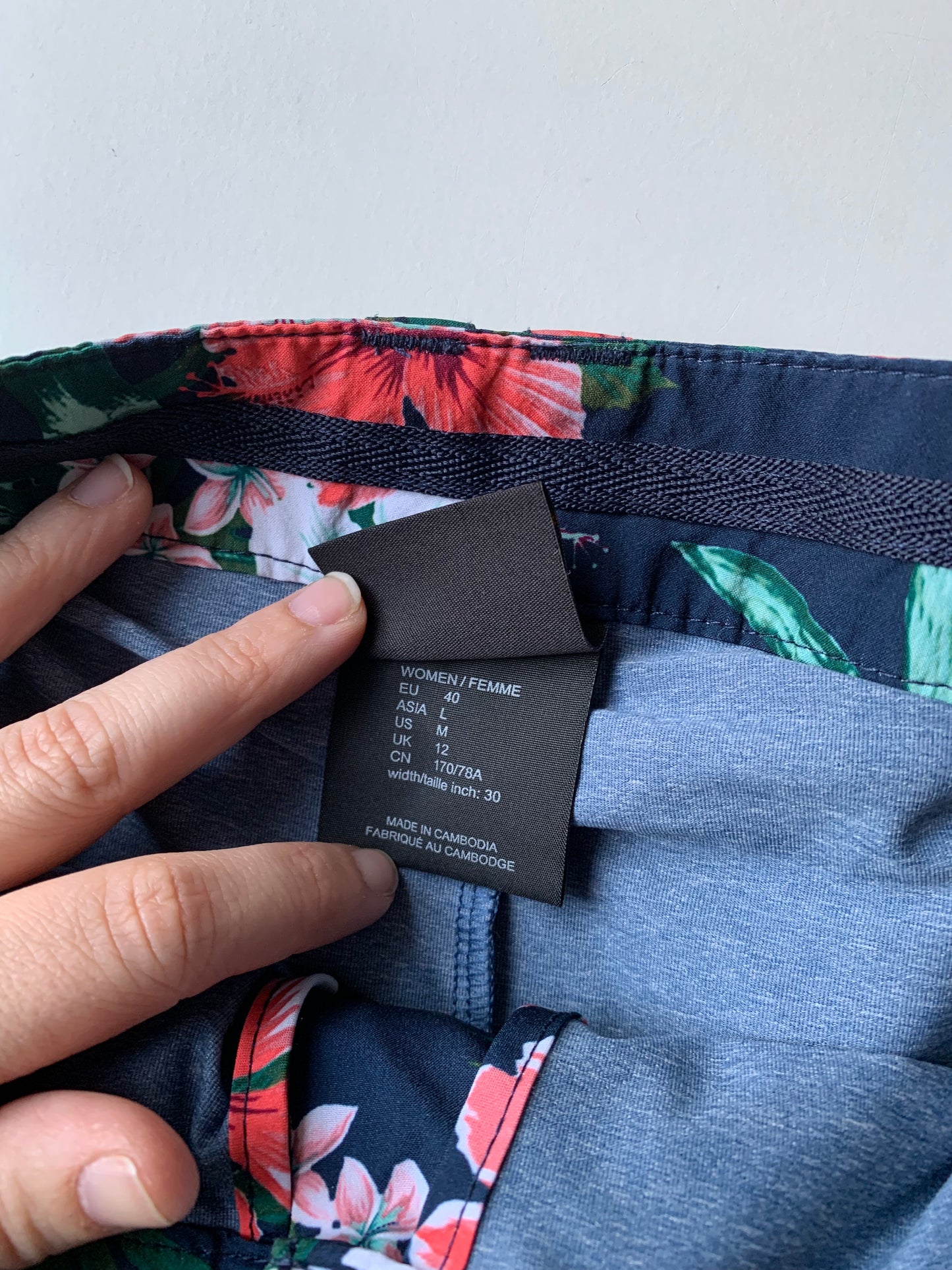 Marineblauwe broekrok