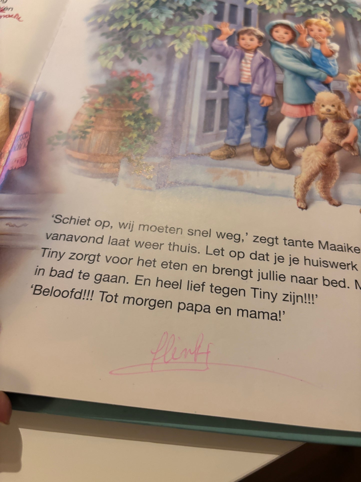 47. Tiny gaat babysitten