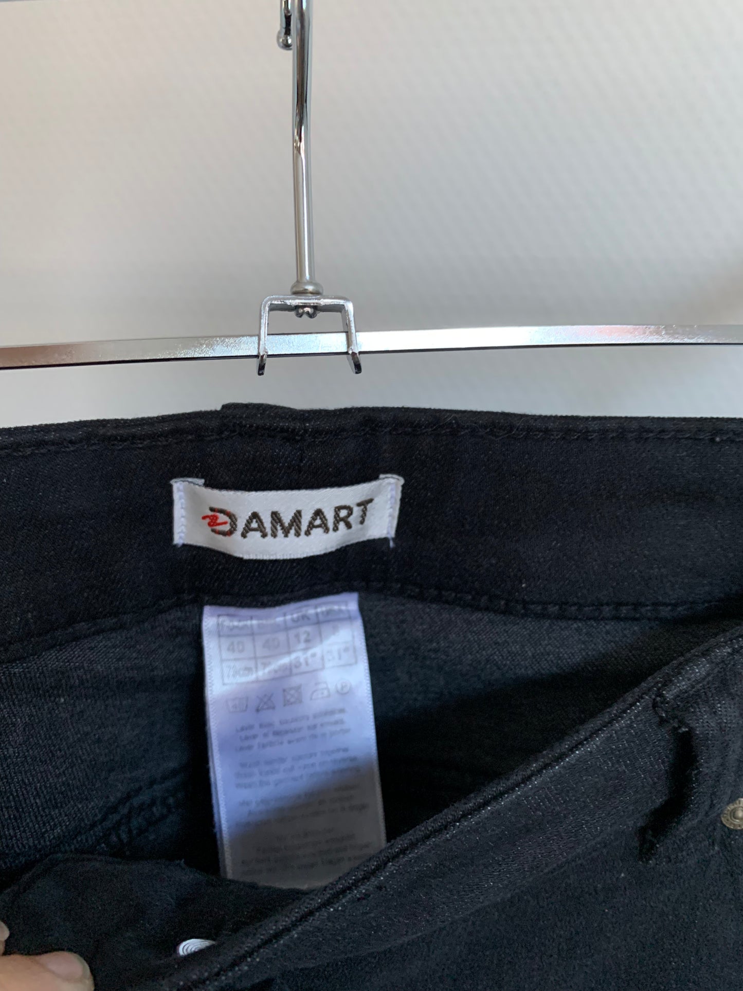 Zwarte jeansbroek