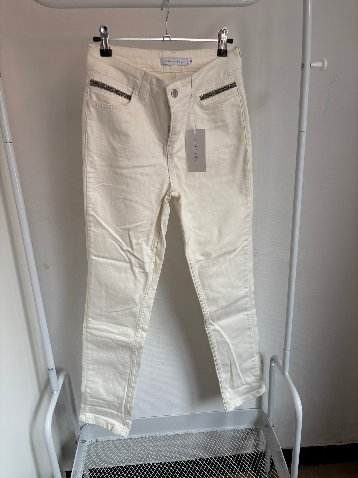 Witte jeansbroek