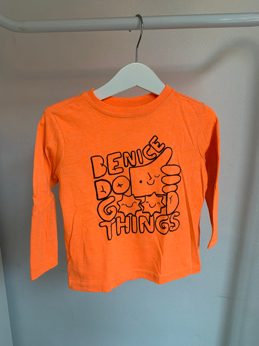 Oranje longsleeve