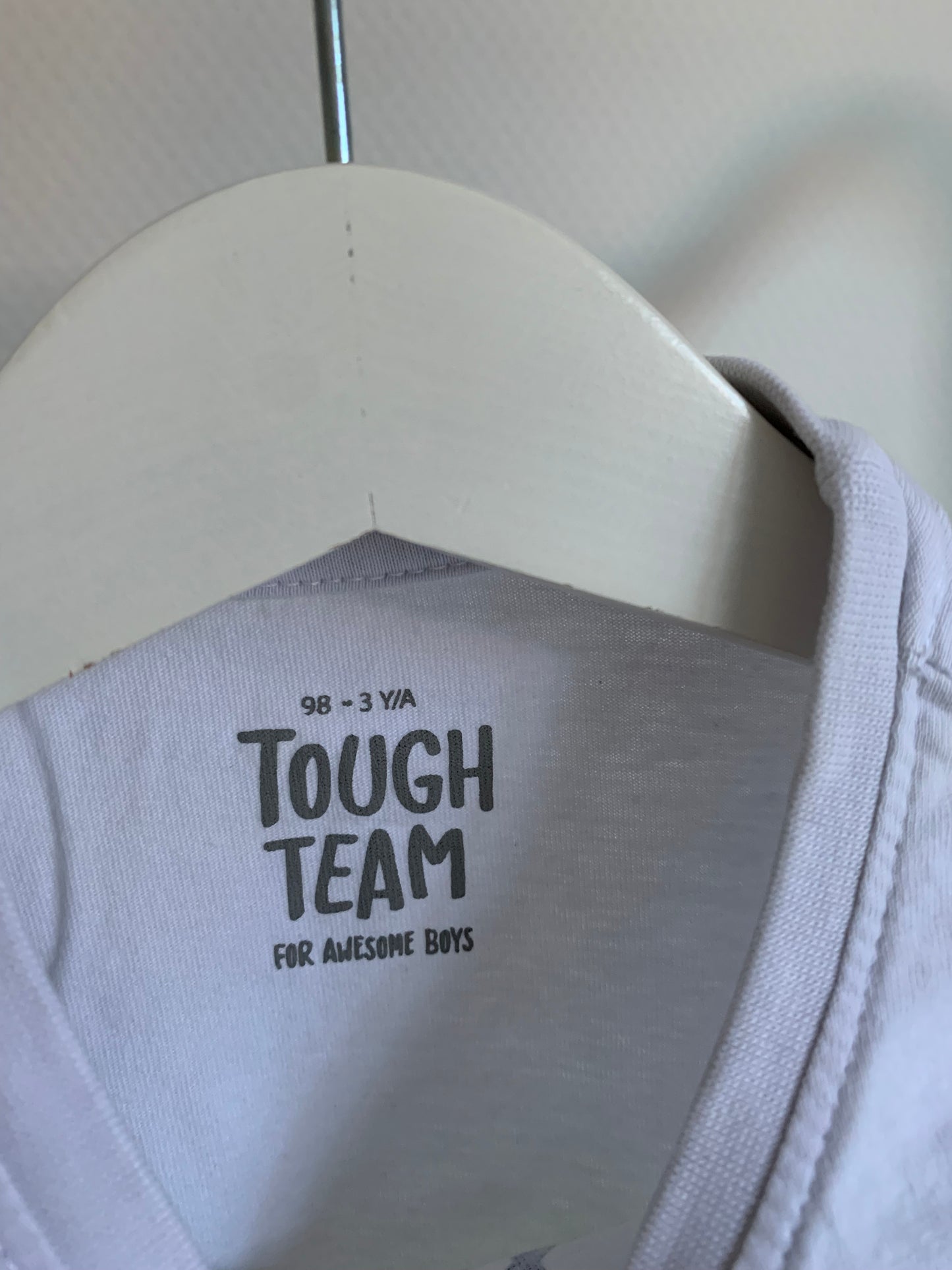 Witte T-shirt "I can dig it"