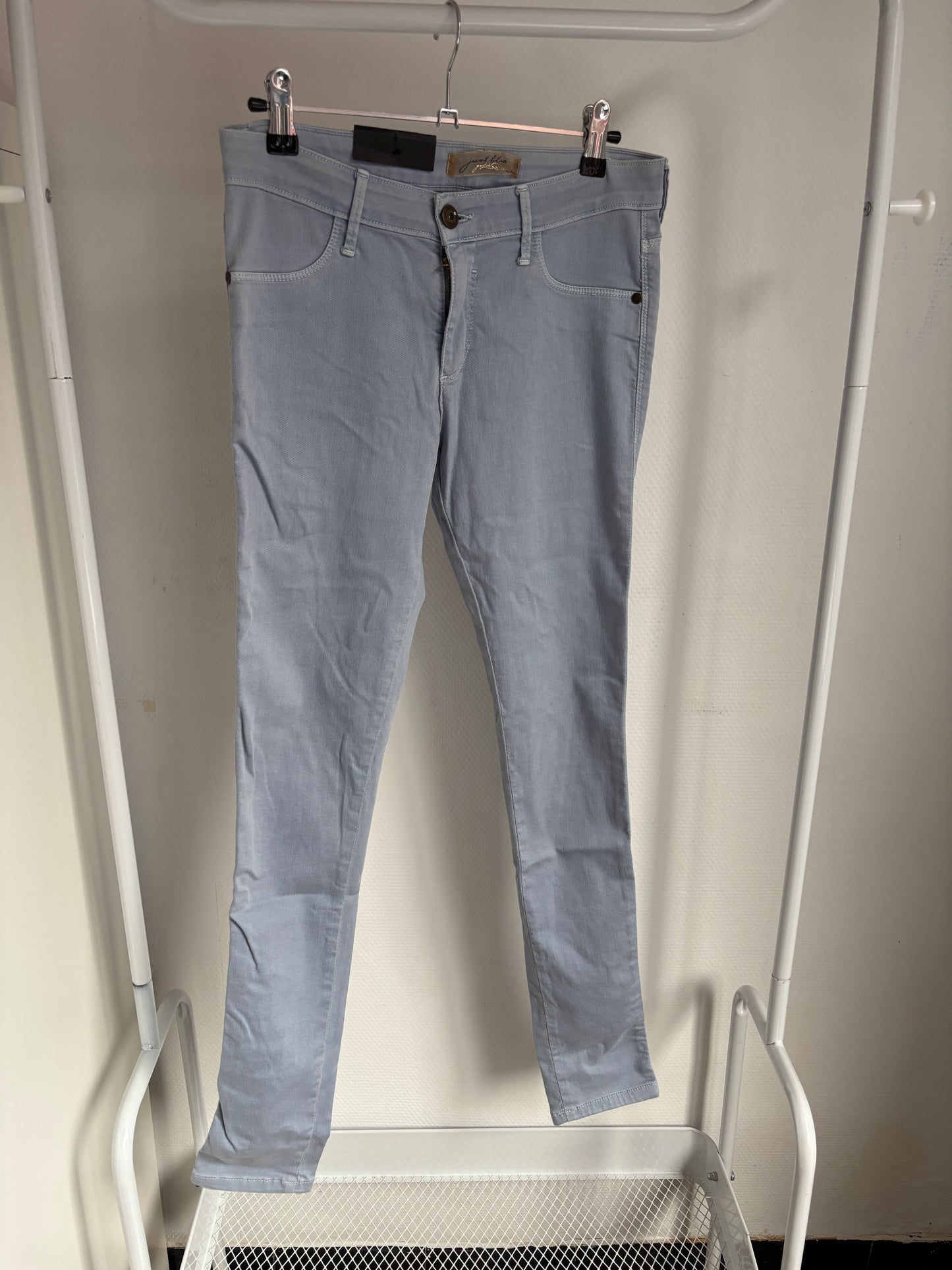 Lichtblauwe jeansbroek