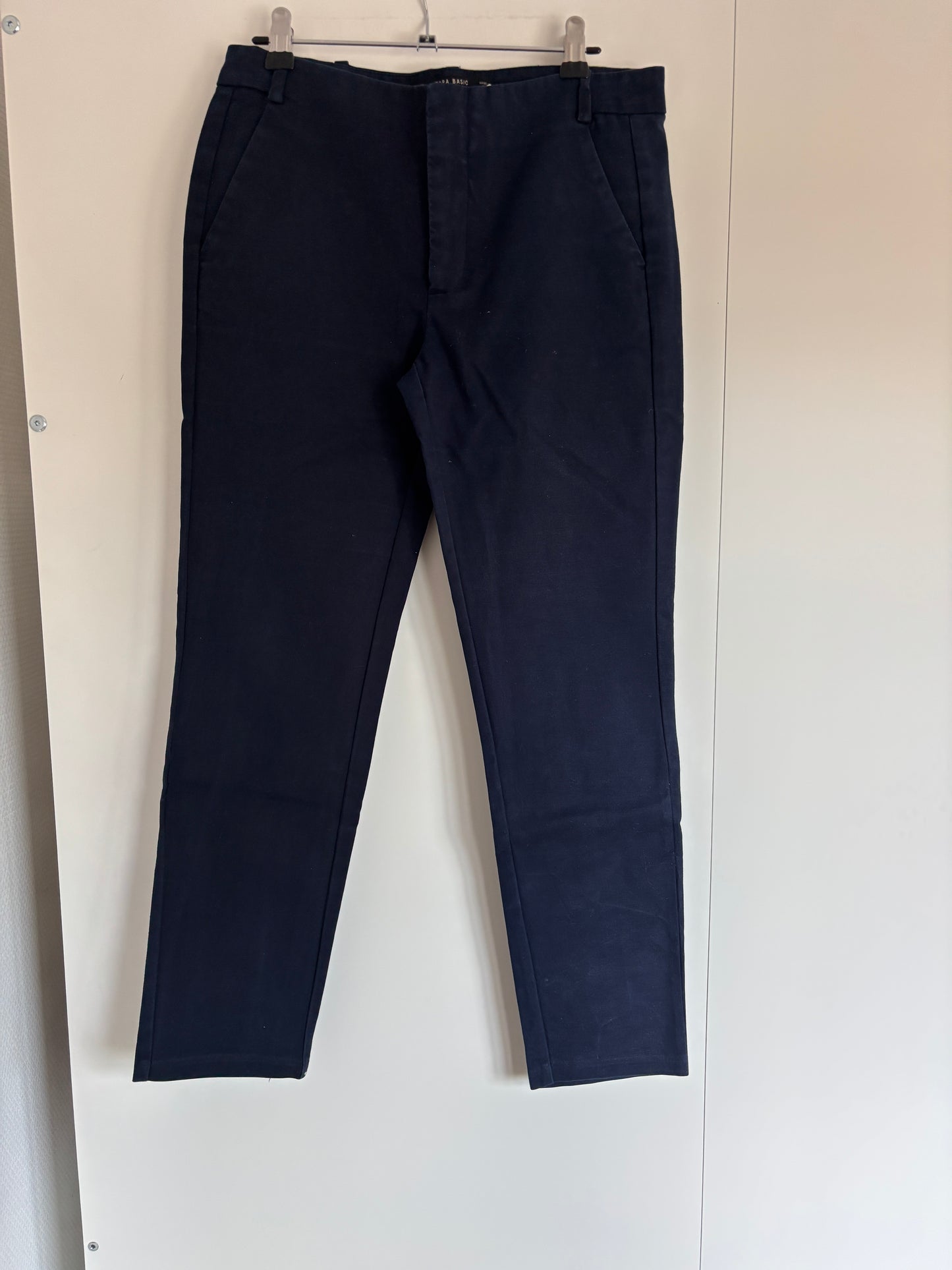 Marineblauwe jeansbroek