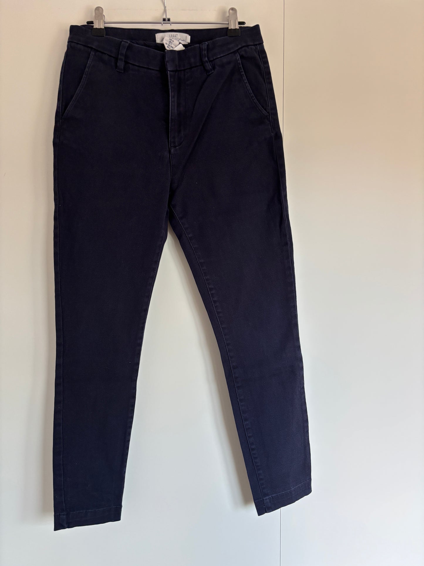 Marineblauwe jeansbroek