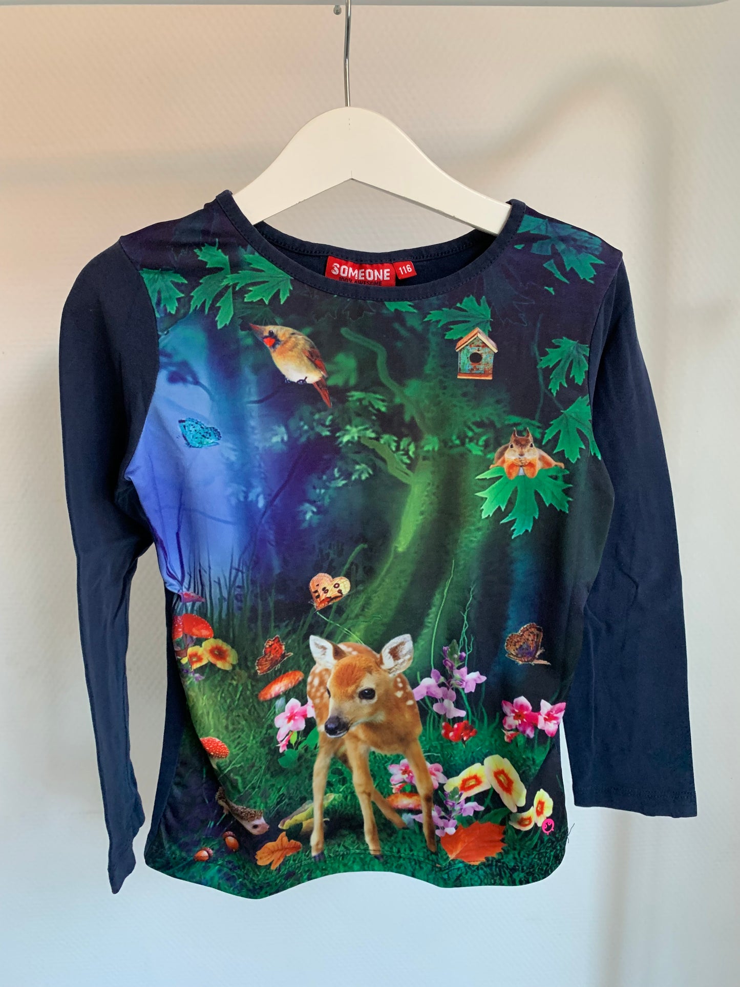 Marineblauwe longsleeve