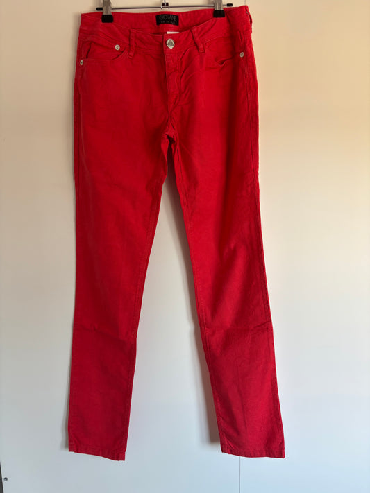 Rode jeansbroek