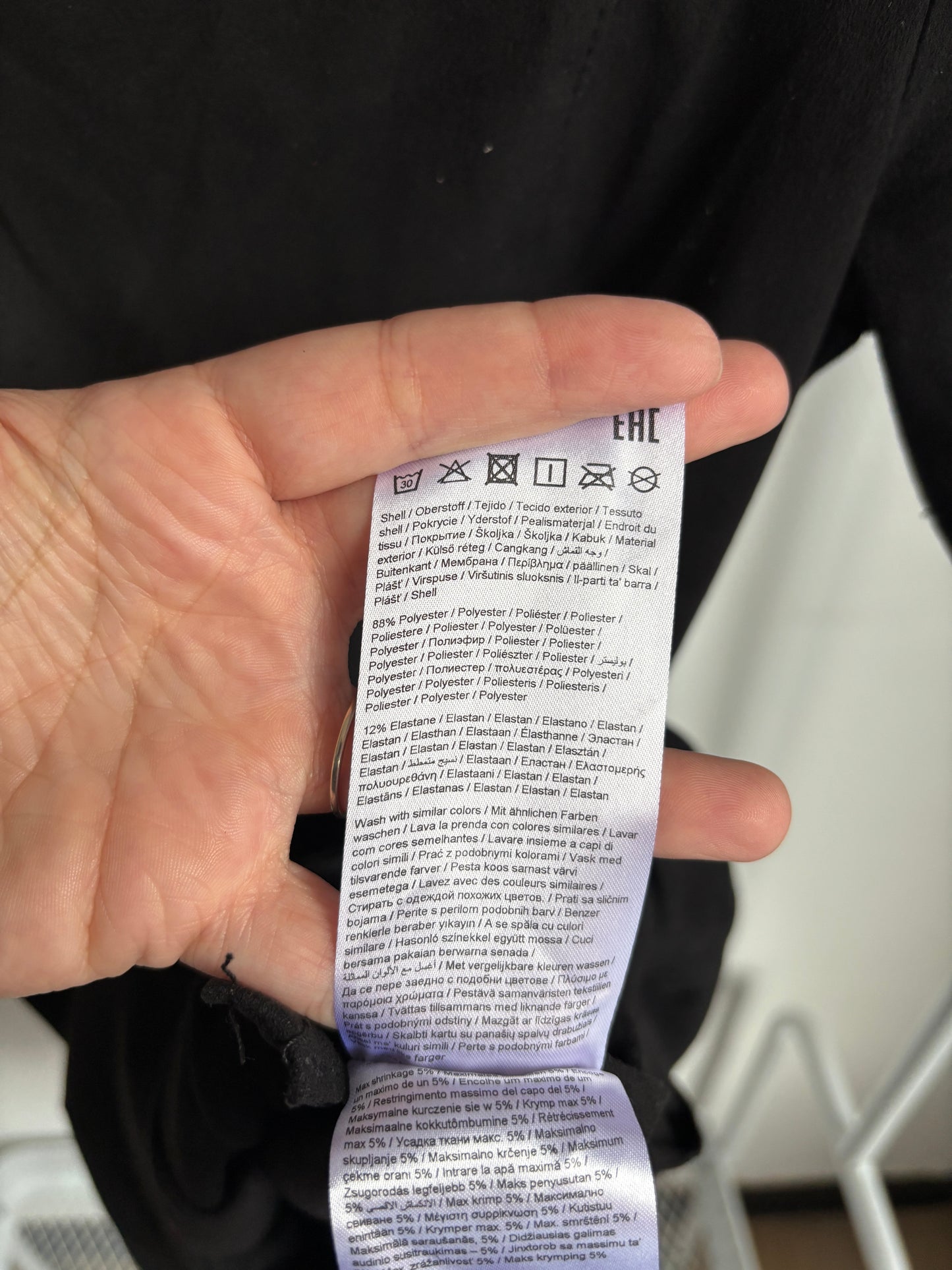 Zwarte fluwelen jurk