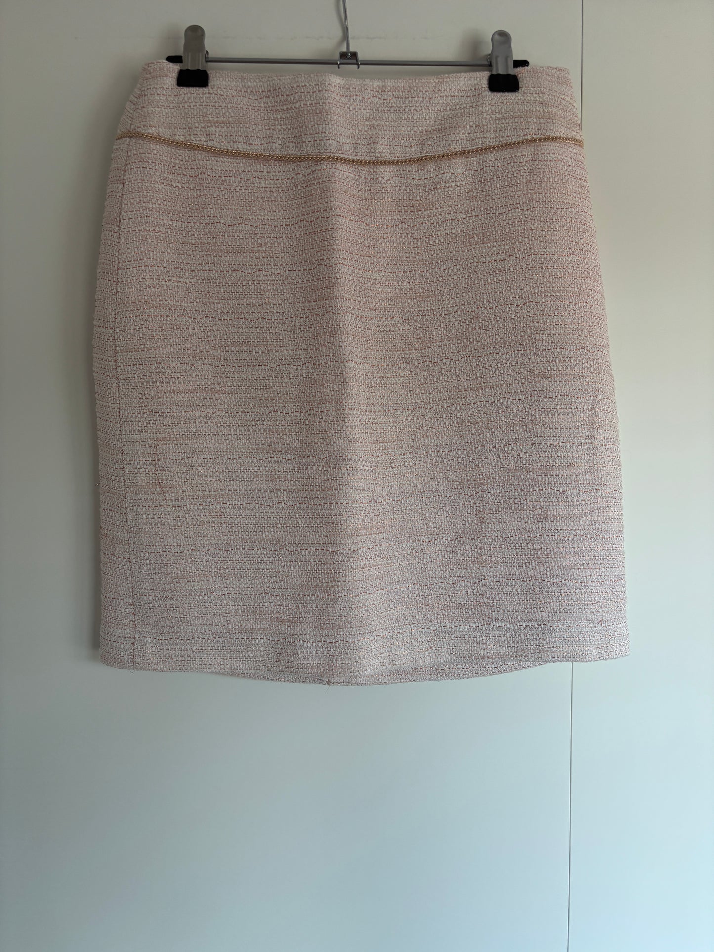 Lichtroze glitterrok