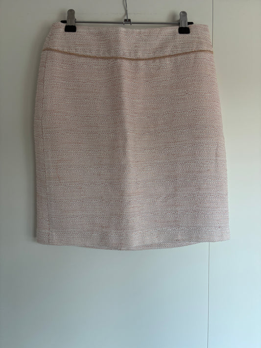 Lichtroze glitterrok