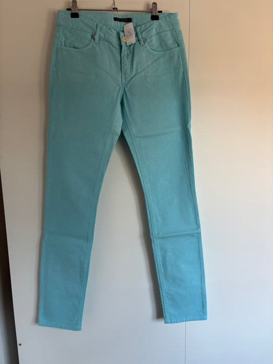 Lichtblauwe jeansbroek