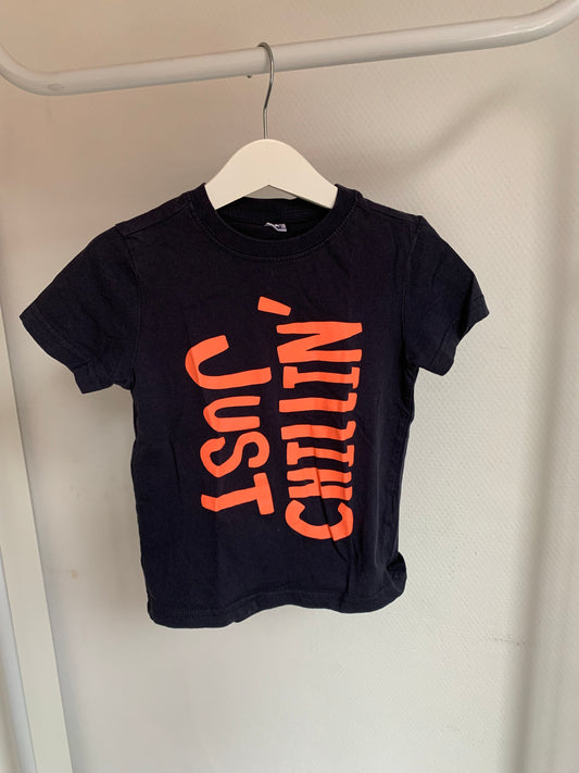 Marineblauwe t-shirt