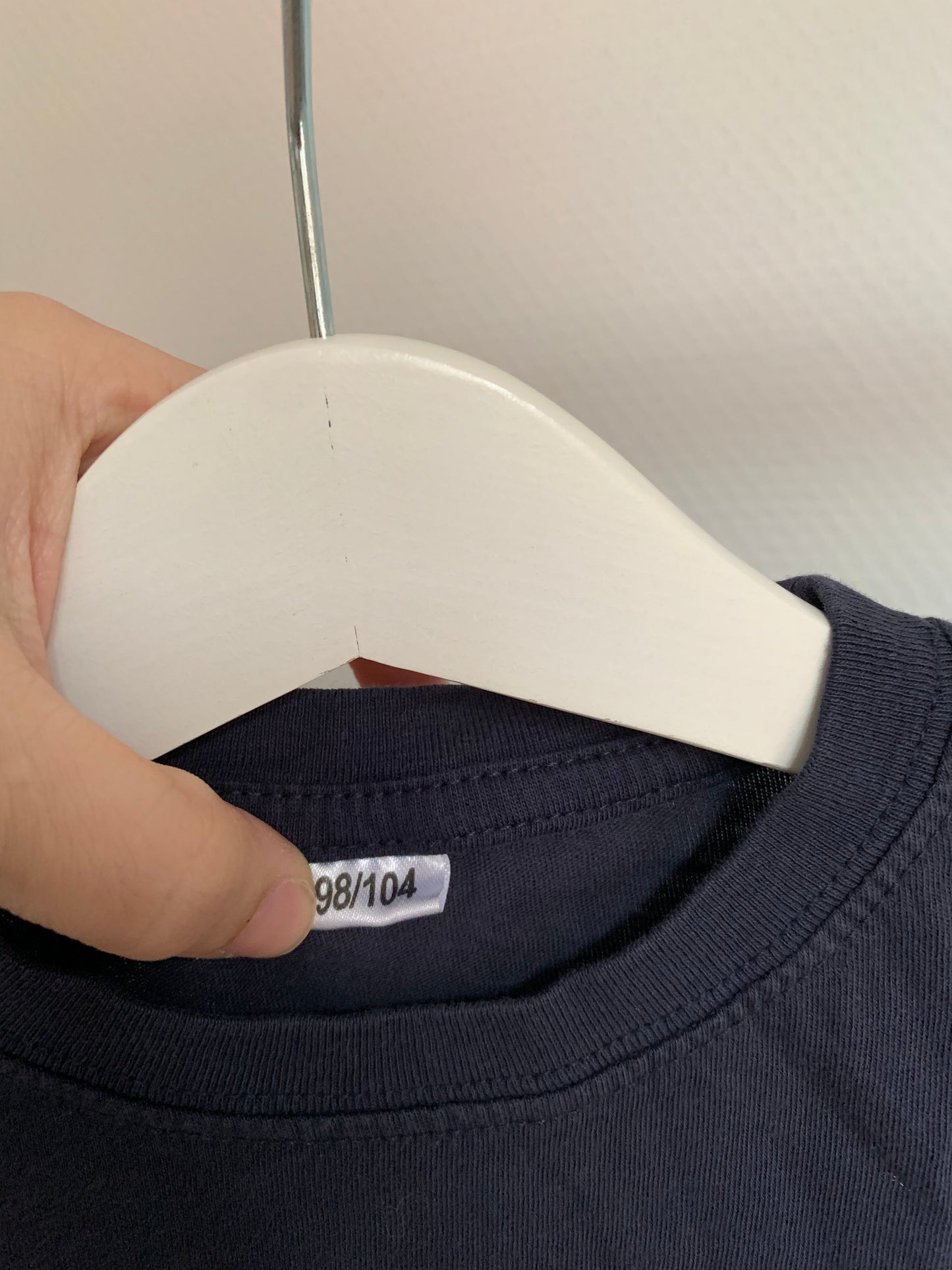 Marineblauwe t-shirt