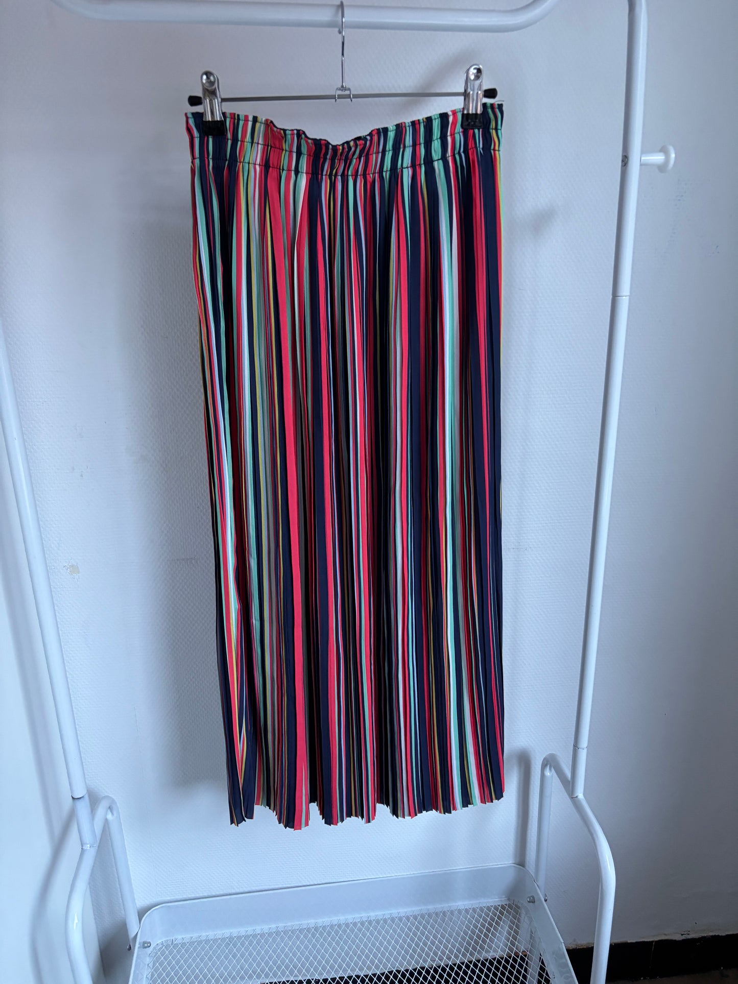 Lange gestreepte rok